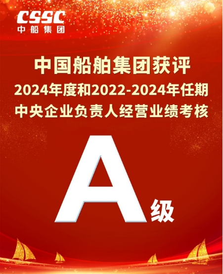 喜报！中船集团获2024年度和2022-2024年任期中央企业负责人经营业绩考核A级..
