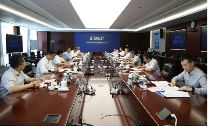 王国强与中国船级社总裁赵晏会谈 